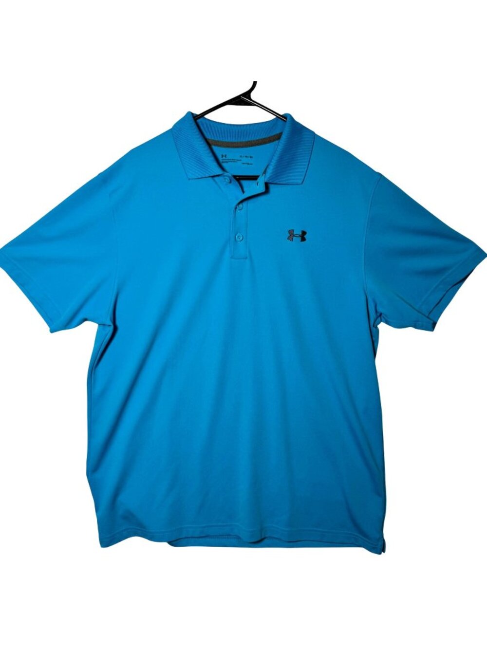 Under Armour Mens HeatGear Loose Fit Polo Shirt XL Blue